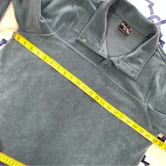 32 Degrees Heat Dark Teal Plush Fleece Pullover Sweatshirt size Large - Picture 4 of 6